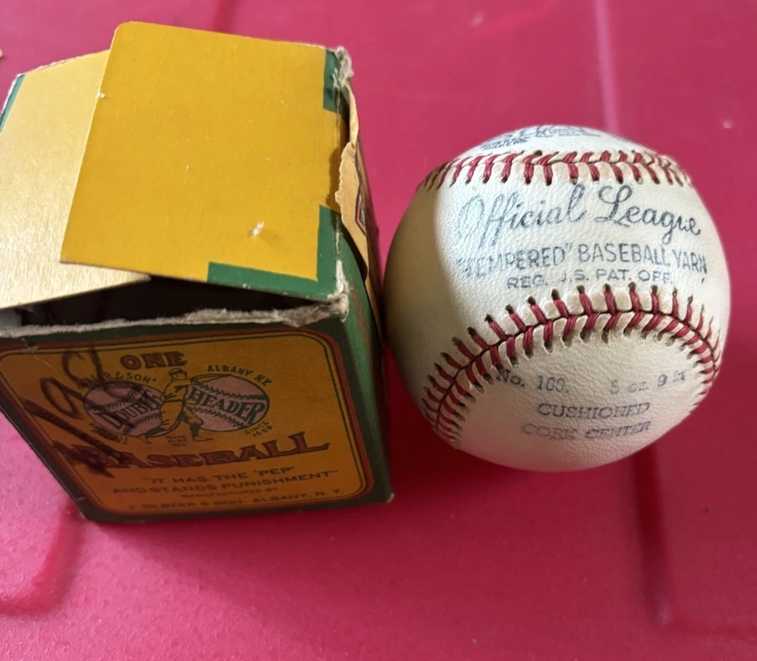 Balle Softball Vintage DeBeer & Sons F16 – Boîte D'Origine Années 1970
