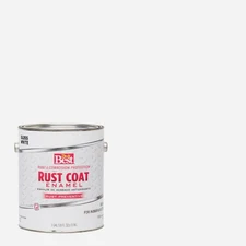 Do it Best Rust Coat Oil-Based Gloss Enamel, White, 1 Gal. 203370D SIM Supply,