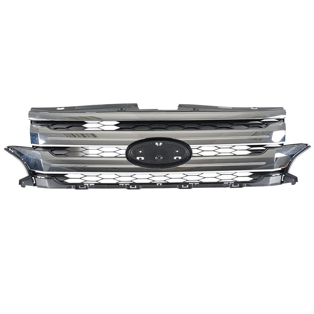 For 2011-2014 Ford Edge Complete Front Bumper Cover Grille Grill Assembly Primed