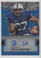 2016 Panini Prizm Collegiate Draft Picks Blue Kyle Carter #151 Auto 0k0