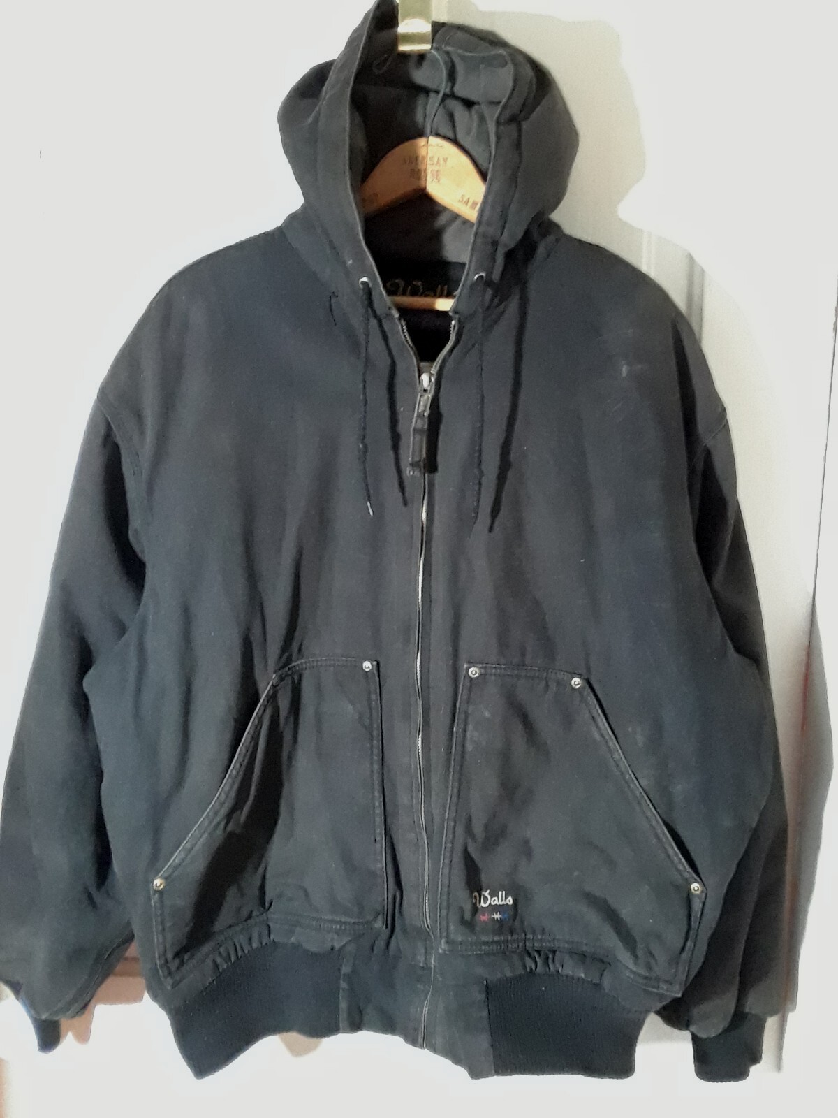 Walls Zero Zone Mens Black Duck Jacket Hooded Gem