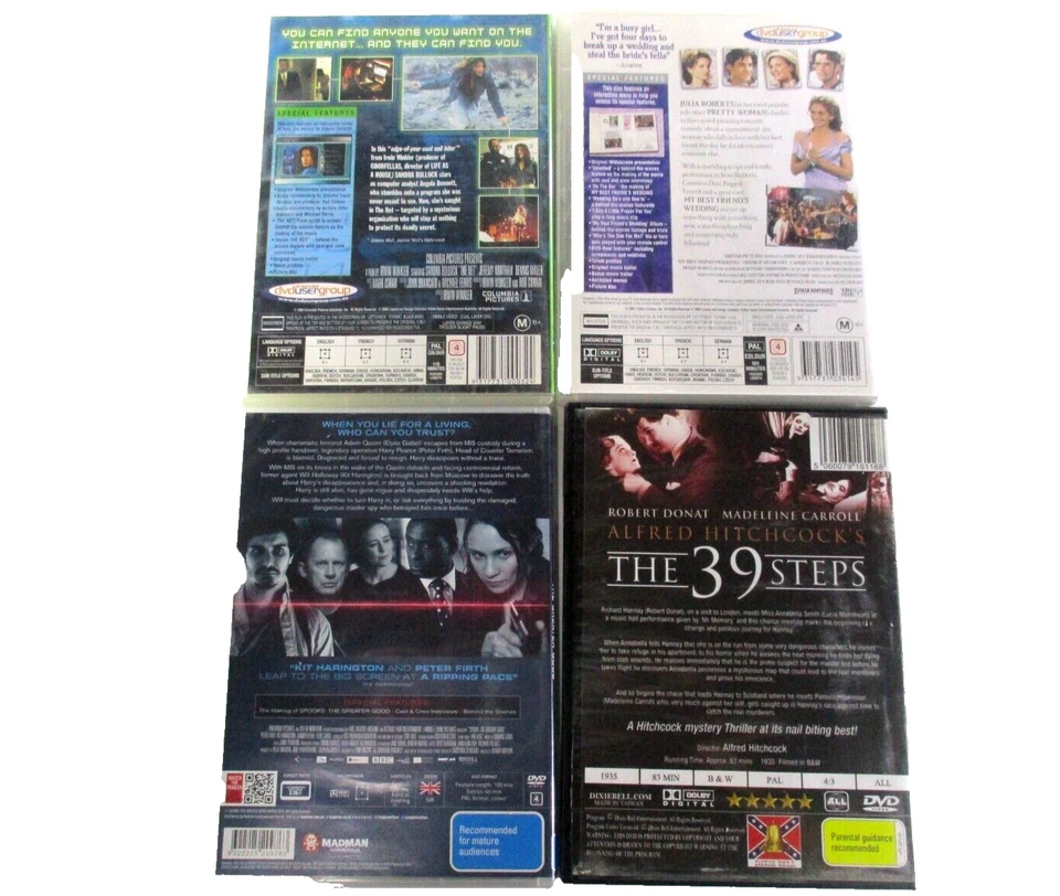 Night In Movies Mixed Bundle 4x DVD PAL R4 Titles Below Tested FREE Tracked Post - Image 4 of 4