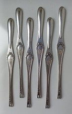 6 x Antike 800 Silber Hummergabeln ca. 1920 Bremer Silberwaren Silber