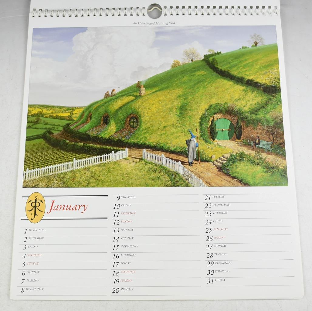 Tolkien Centenary Calendar 1992 Grafton Books HarperCollins Original