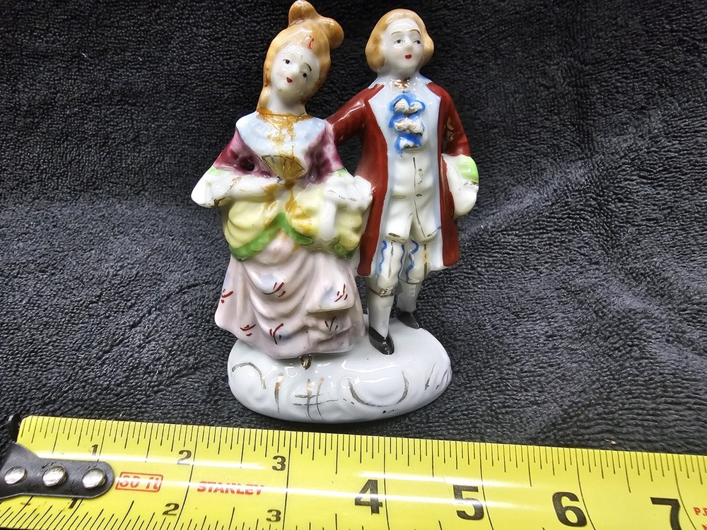Vintage Occupied Japan Man Women Porcelain Figurine 5.5