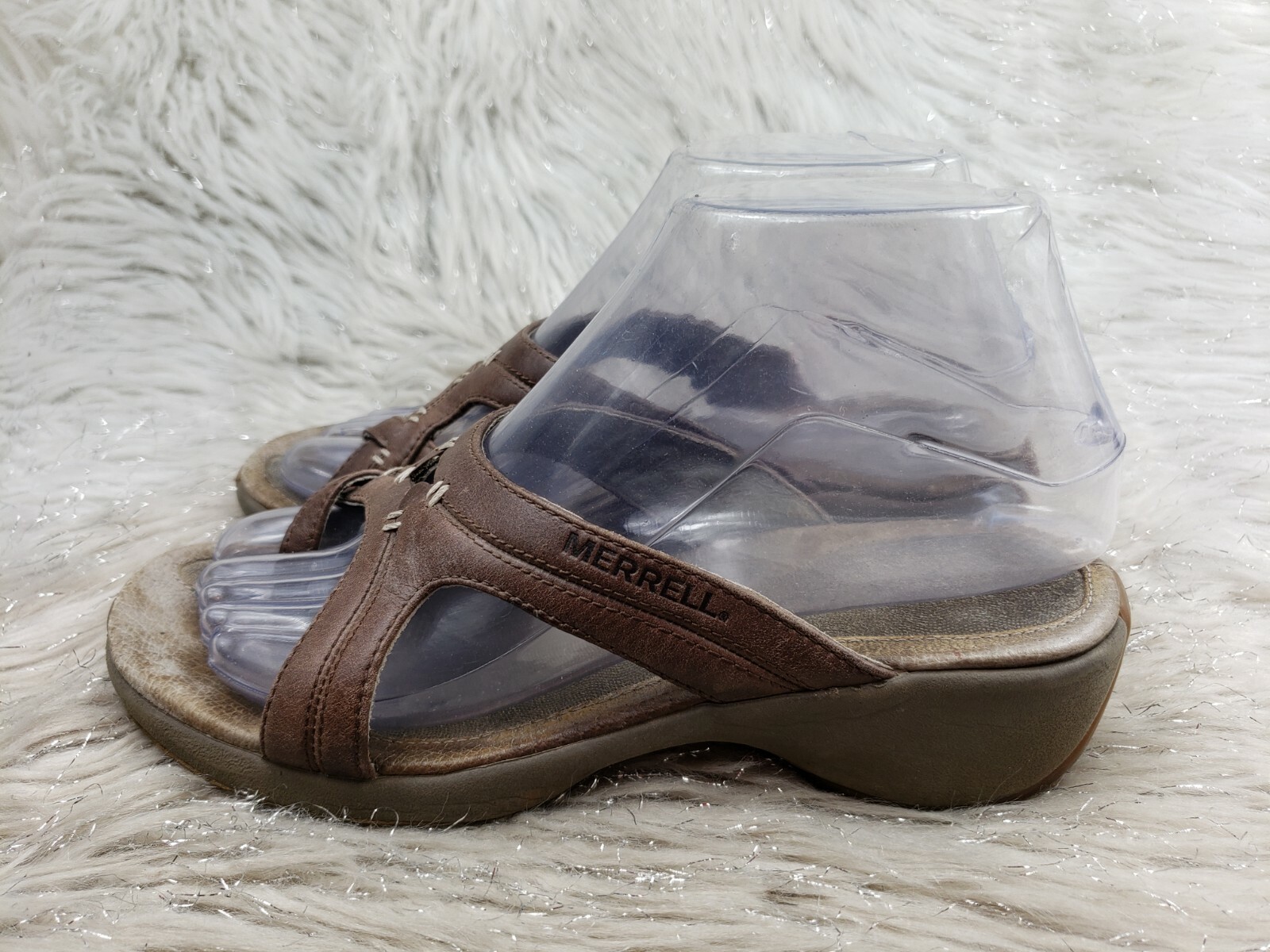 MERRELL Sandali in pelle marrone con bracken misura 6 37