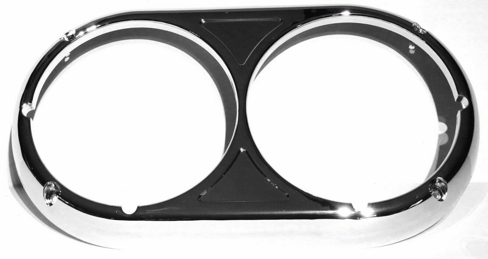 headlight bezel dual round headlights chrome plastic for Kenworth A