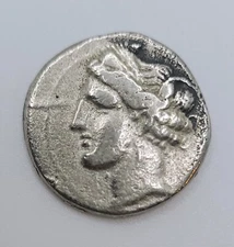 Carthage (Zeugitana) Coin - 300 BC - 260 BC - Silver