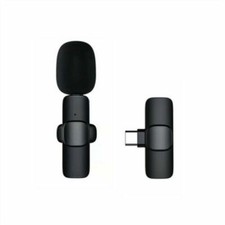 Wireless Lavalier Microphone Audio Video Recording Mini Mic For Android