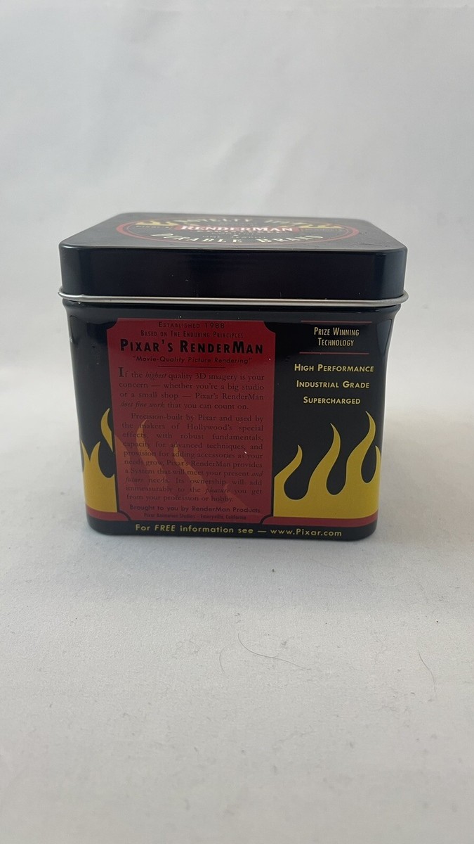 2006 LIMITED EDITION Renderman PIXAR Flaming Walking Teapot (X
