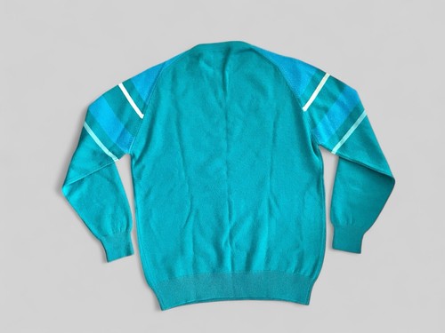 VTG Pringle Sports Wool Argyle Nordic Ski Sweater Preppy Scotland Men’s Raglan L - Picture 4 of 6