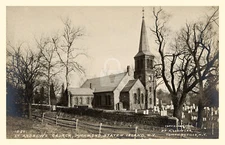 St. Andrew's Church Richmond Staten Island NY 1906 RPPC Photo Postcard COPY