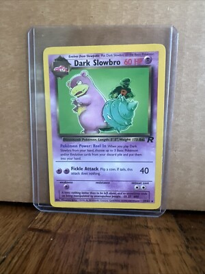 Dark Slowbro 29/82 Non Holo Rare Team Rocket Pokemon Card