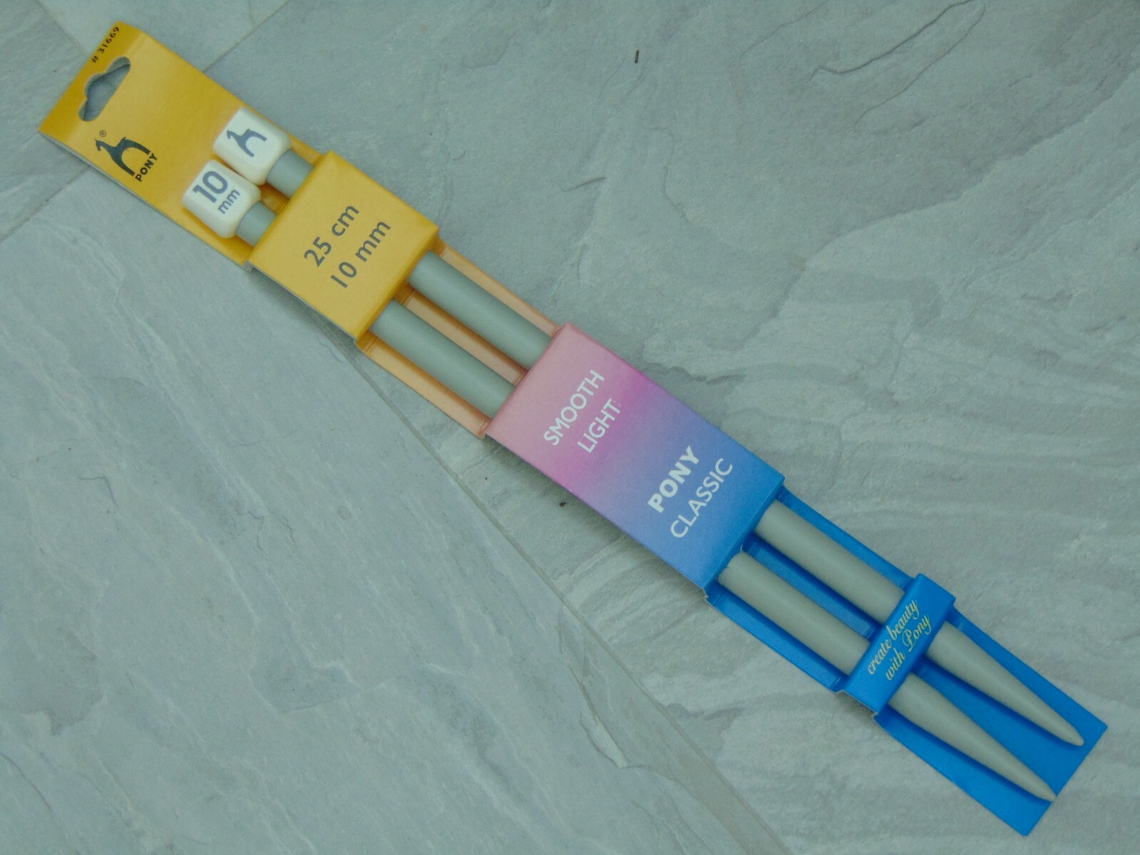 Pony Knitting Needle`s  25cm 10 mm (Pair)