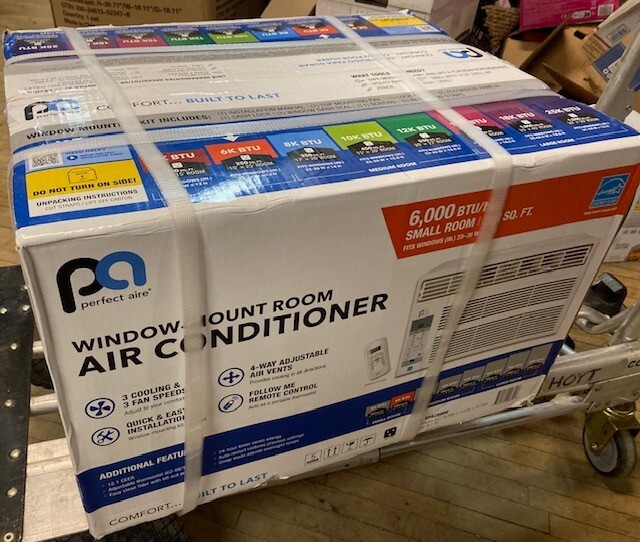 Perfect Aire 5PAC6000 Window Air Conditioner Energy Star NIB w 