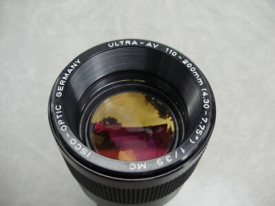 ISCO-OPTIC ULTRA-AV 110-200MM (4.30-7.75'') F/3.5 MC SLIDE PROJECTOR LENS