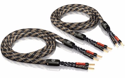 8,00m Viablue SC-4 Single Wire mit Aderendhülsen 8,0m 8m (1Paar)