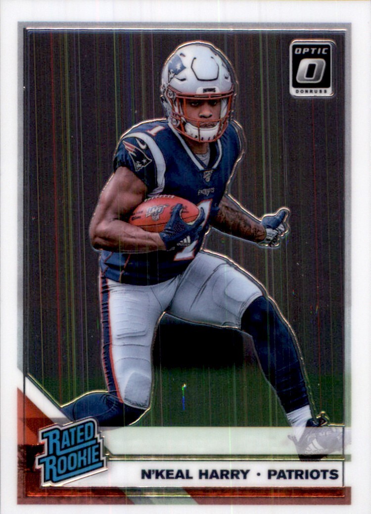 2019 Optic Rated Rookie NKEAL HARRY New England Patriots #169