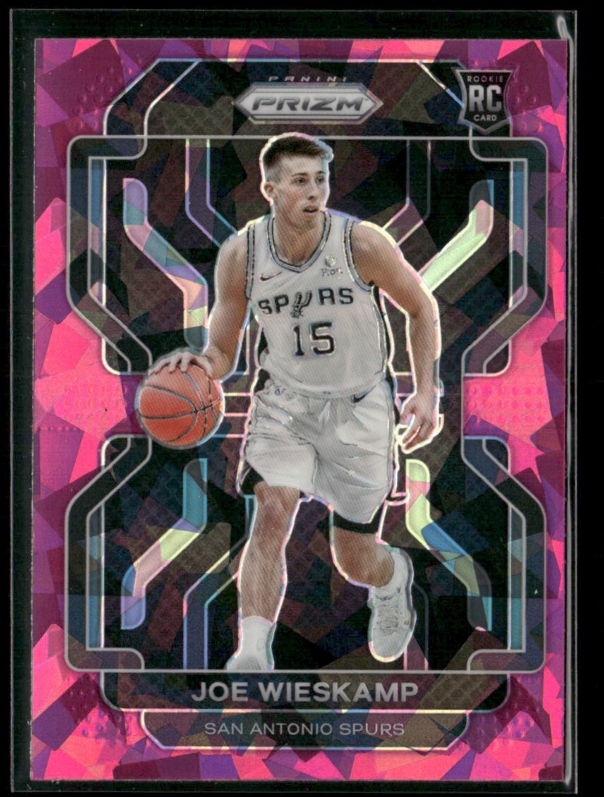 2021-22 Prizm Pink Ice Prizms Joe Wieskamp RC #322