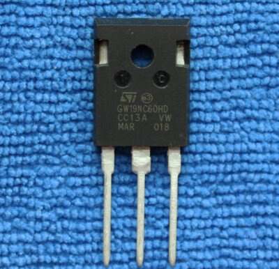 Transistor IGBT STGW19NC60HD (GW19NC60HD) In Contenitore TO-247 - 1 Pezzo