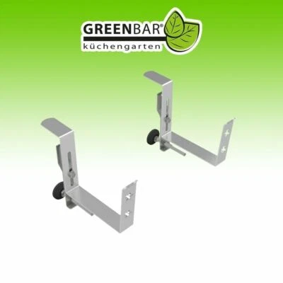 VARIO-FIX - DIE BLUMENKASTENHALTERUNG Vario-Fix GREENBAR vor der Fensterbank