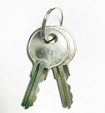 KEY# 631 Suzo Happ Arcade Key - 4 KEYS 