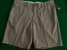 New Mens ADIDAS ULTIMATE365 WOVEN GOLF SHORTS ADVR0799 GREY 3 WITH ADI PRINT