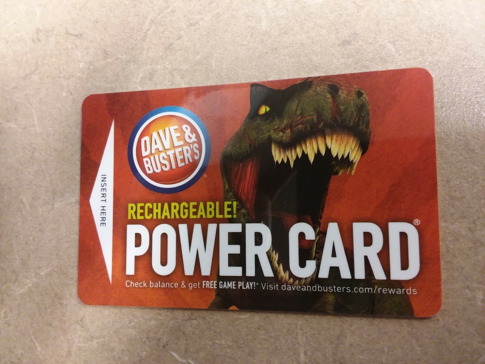 Dave & Buster's Power Card | eBay