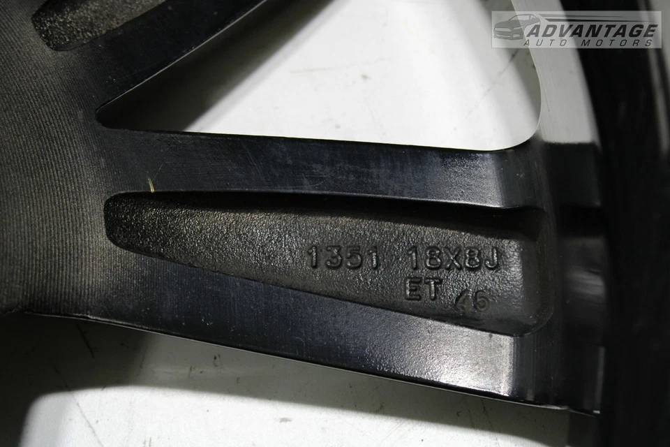 Llanta VW VOLKSWAGEN CC 2013-2017 10 RADIOS 18" 1351 18X8J CON SENSOR TPMS OEM Foto 4 de 4