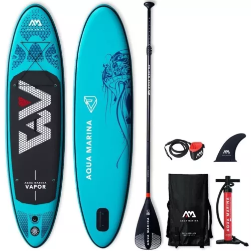 Aqua Marina Stand Up Paddle Board - VAPOR 9'10" - Inflatable SUP Package - USED