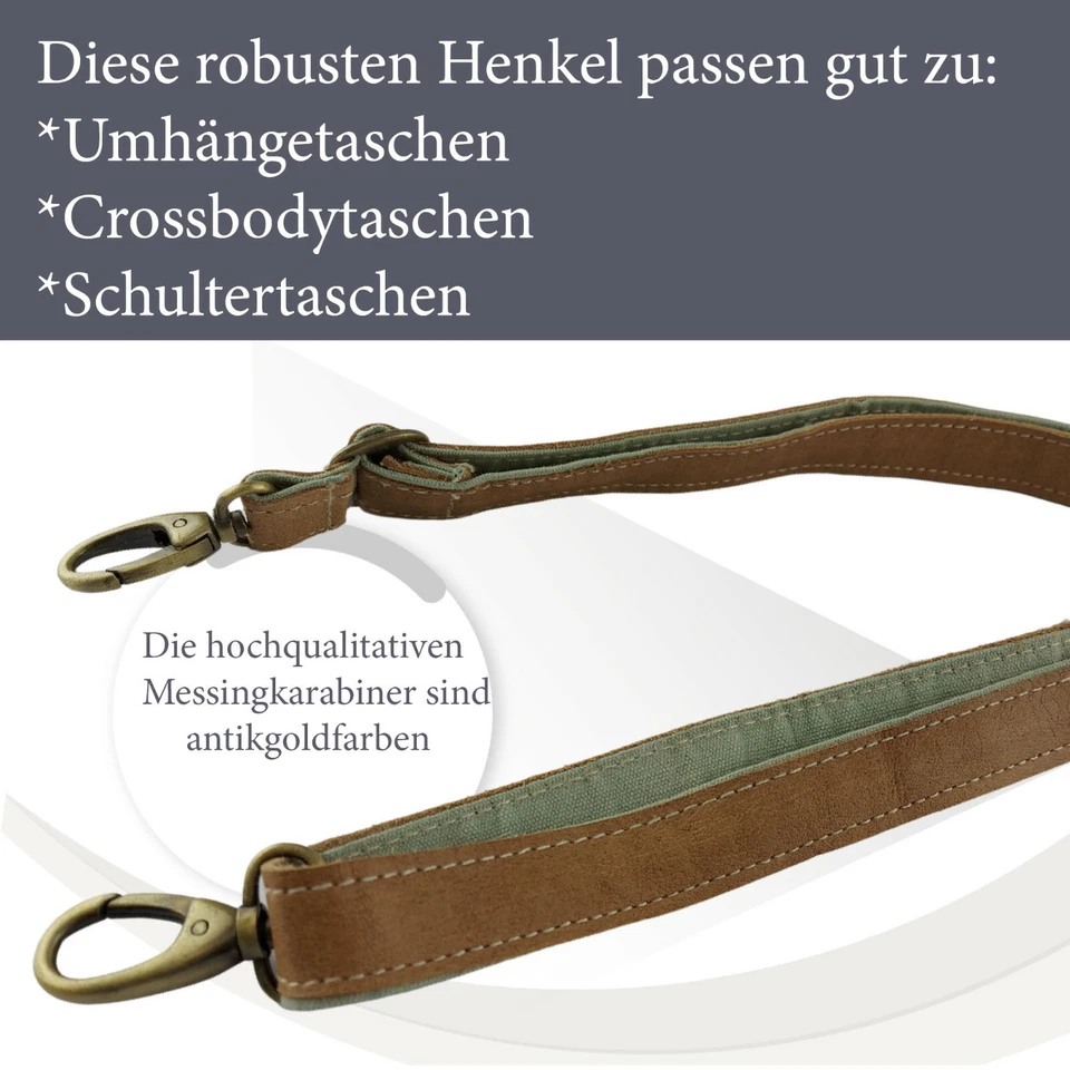 Taschengriffe Taschenhenkel Schultergurt Taschenhenkel Griffe Ersatz-Riemen  - Bild 4 von 4