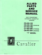 Cavalier manual variations, Reprint, CD or Thumb drive, Check variation