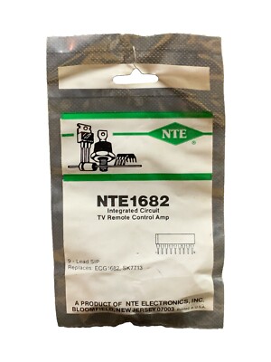 NTE1682 IC TV Remote Control Amp SIP9 Replaces ECG1582 SK7713