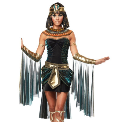 Women's Plus Size Egyptian Goddess Cleopatra Queen Costume SIZE 2X (with defect)