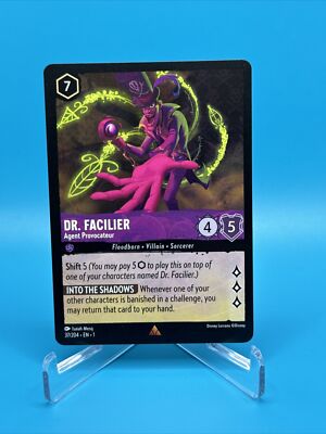 Disney Lorcana TCG Card First Chapter Dr. Facilier Agent Provocateur 37/204