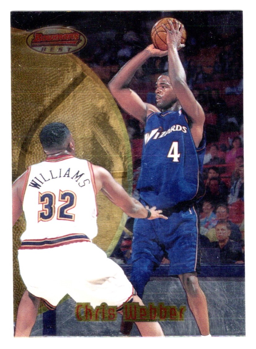 CHRIS WEBBER  WIZARDS 1997-98 BOWMAN'S BEST #81