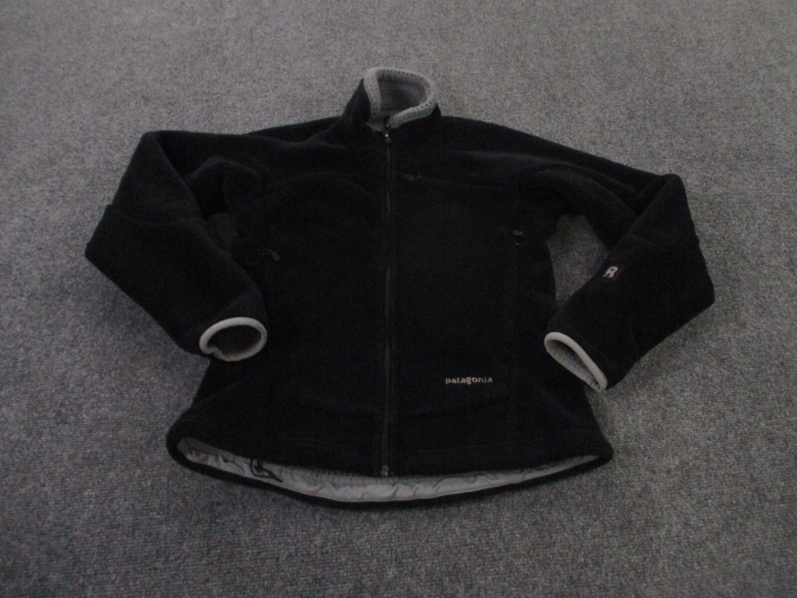 Patagonia Womens Black Fleece Lined Jacket for Outdoor Hiking