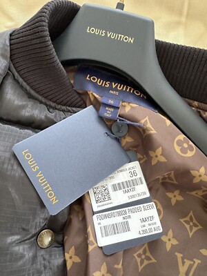 Authentic Louis Vuitton Women's Vest Puff Sleeveless Jacket FR36