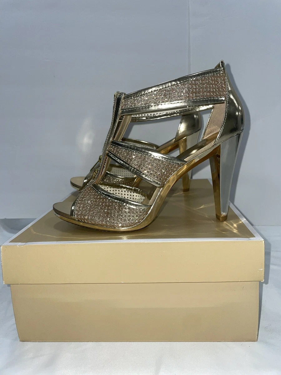 Michael kors berkley top t strap gold