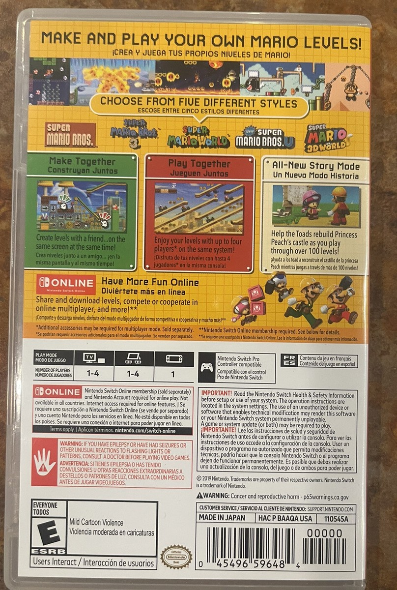 Nintendo Switch - SWITCH★SUPER MARIO MAKER 2 海外版 北米版 $_12.JPG?set_id=880000500F