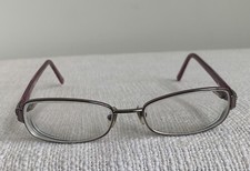 Versace 1106 Vintage Metal  Red Plastic Eyeglass Frames Made in Italy 52 17 130