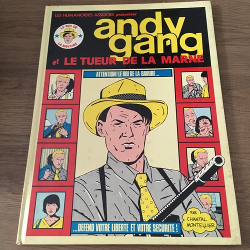 Andy Gang et le tueur de la Marne Par Chantal Montellier - EO 1980 !!!!!!!!!! - Imagen 1 de 2