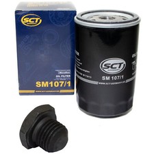Ölfilter SM107/1 + Ölablassschraube für Opel Frontera A Sport 2.5 TDS MWL4 SUD2