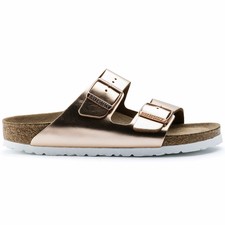 arizona soft footbed metallic copper