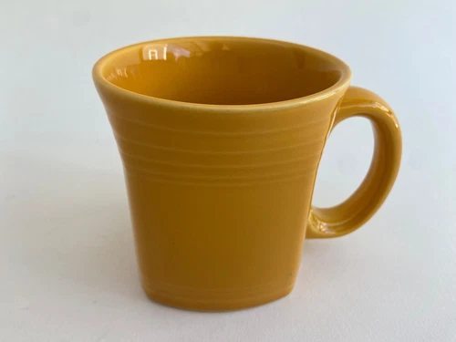 Fiesta Ware Square Coffee Mug Marigold Retired HLC 12 Ounces