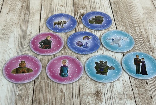 Disney Frozen Pop-Up Board Game Replacement Pieces Parts All 9 Friend Tokens - Picture 2 of 8