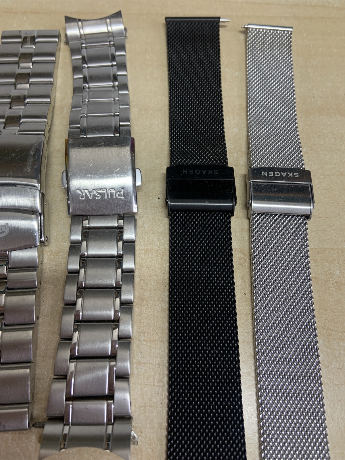 Job Lot Of Mixed Metal Watch Straps. eBay