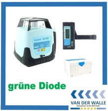 hedue Rotationslaser Baulaser Q3G - gr&uuml;n - R123 im Systainer Laserempf&auml;nger E4