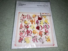 RARE NEW Donna Vermillion Giampa THE ROSE ALPHABET - CHART PACK