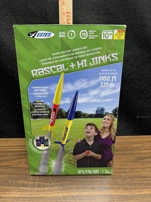 Estes Rascal + Hi Jinks Flying Model Rocket Launch Set 1499